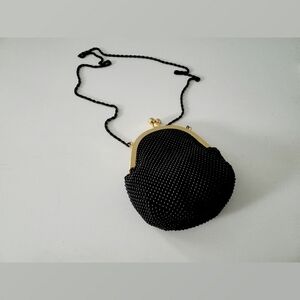 Emp Orr Vintage Black Beaded Evening Bag